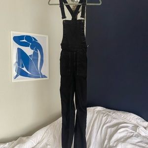 Madewell black overalls